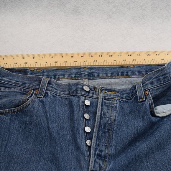 Levi's 501 Vintage Men's Big & Tall 40 X 34 Zipper Boot Jeans Gently Used #0438 - Picture 1 of 12